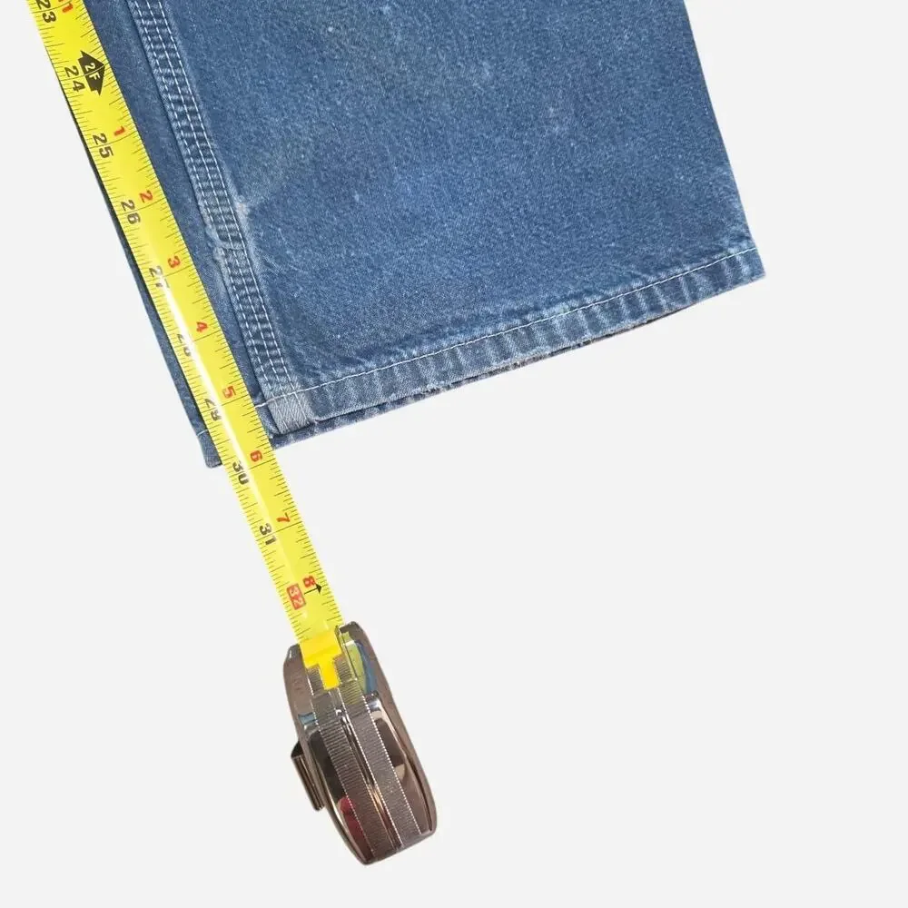 Thrashed Out Carhartt Denim Blue Jeans (38x30)